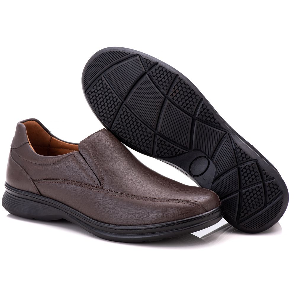 Sapato Social Ortopédico Comfort Masculino Moderno– Slip-On Elegante