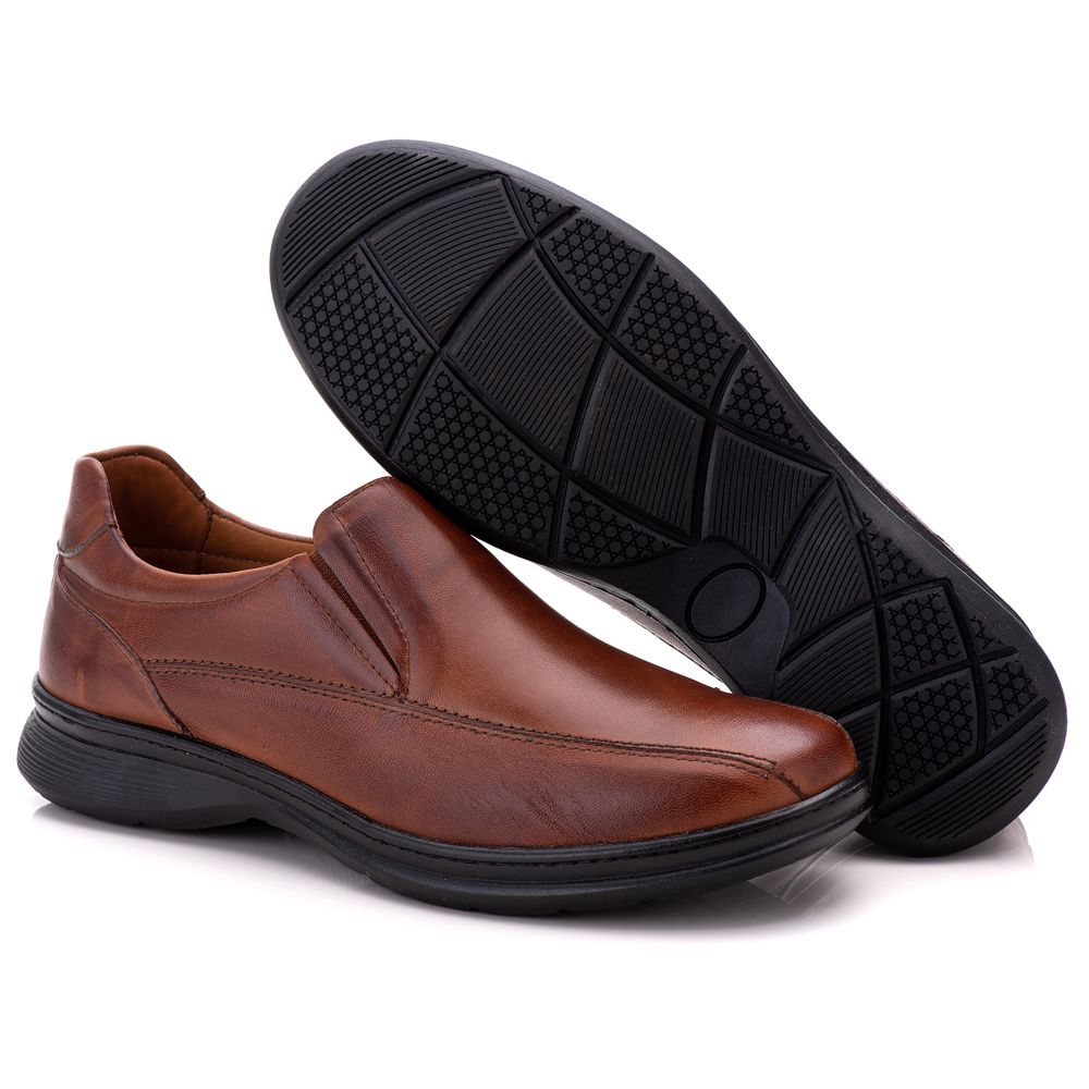 Sapato Social Ortopédico Comfort Masculino Moderno– Slip-On Elegante