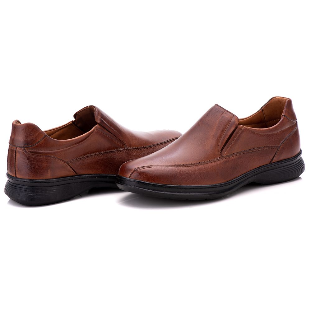 Sapato Social Ortopédico Comfort Masculino Moderno– Slip-On Elegante
