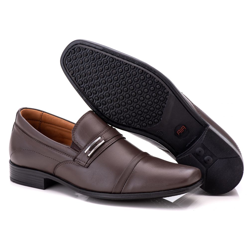 Sapato Social Ortopédico Comfort Masculino Palermo – Couro Legítimo e Design Clássico