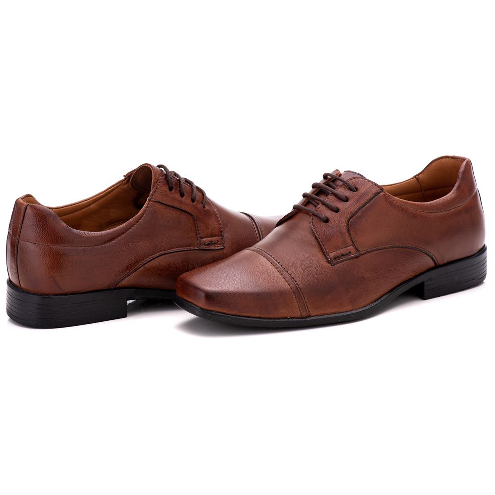 Sapato Social Ortopédico Comfort Masculino Verona – Couro Legítimo e Estilo Clássico