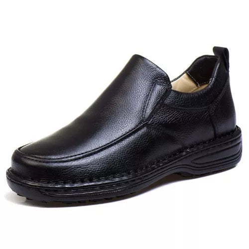 Sapato Masculino Ortopédico Em Couro Legitimo Palmilha Gel Anatômica Anti Stress