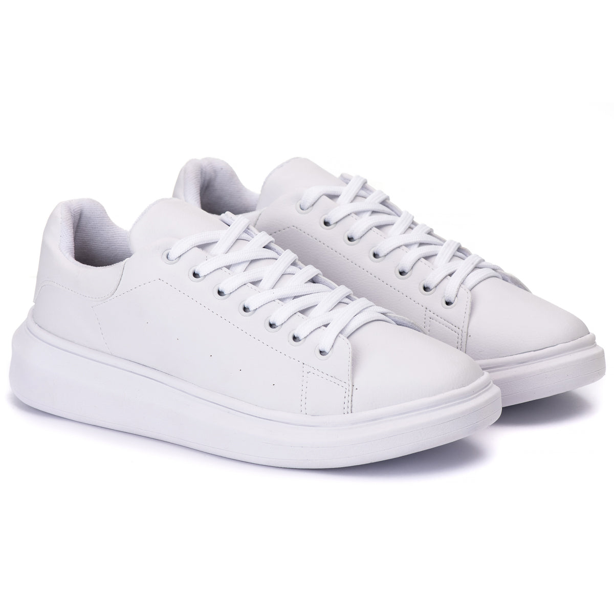 Tênis Casual Costarini Branco - Couro Ecológico