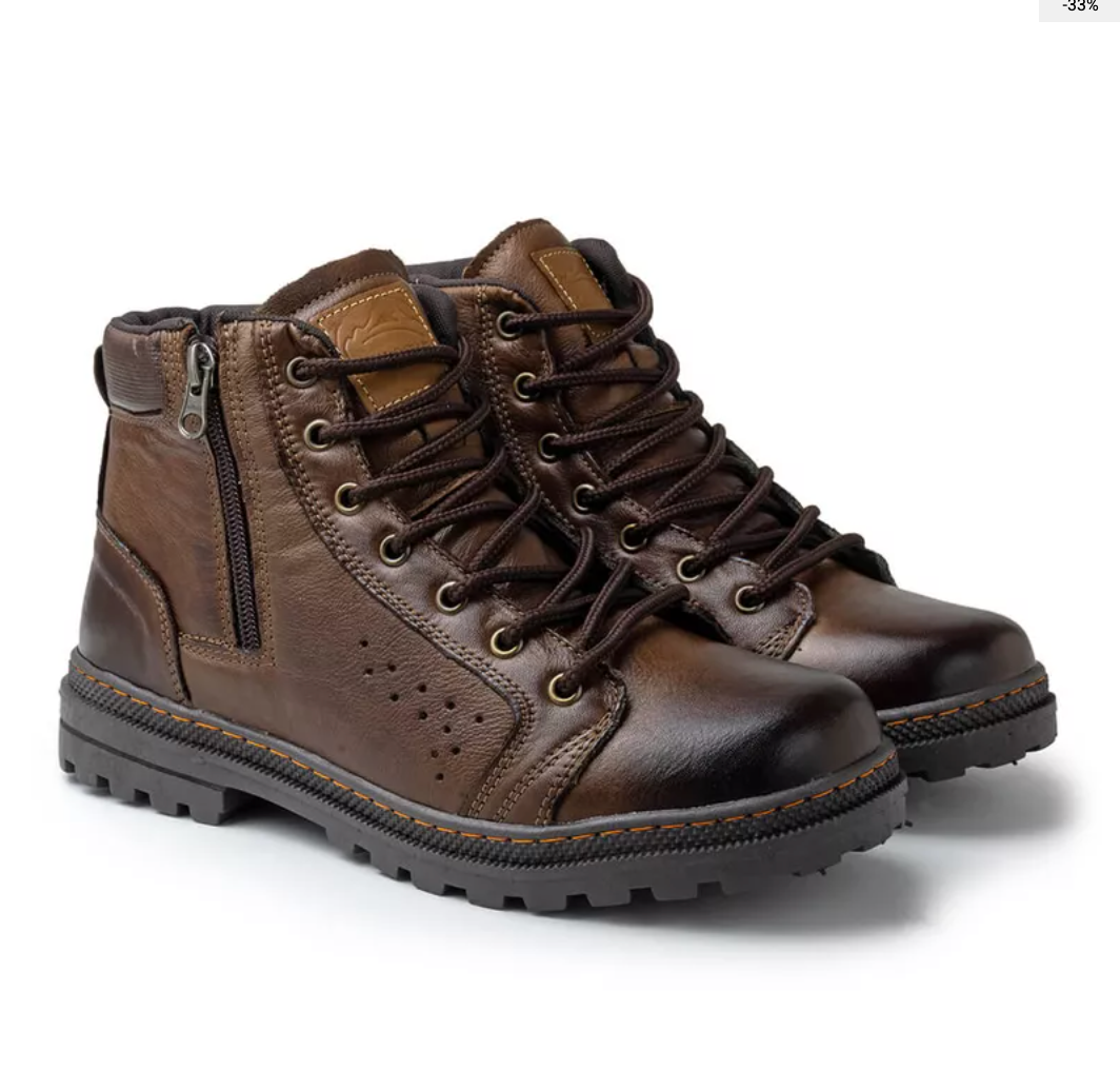 Bota Vacanza em Couro - Chocolate