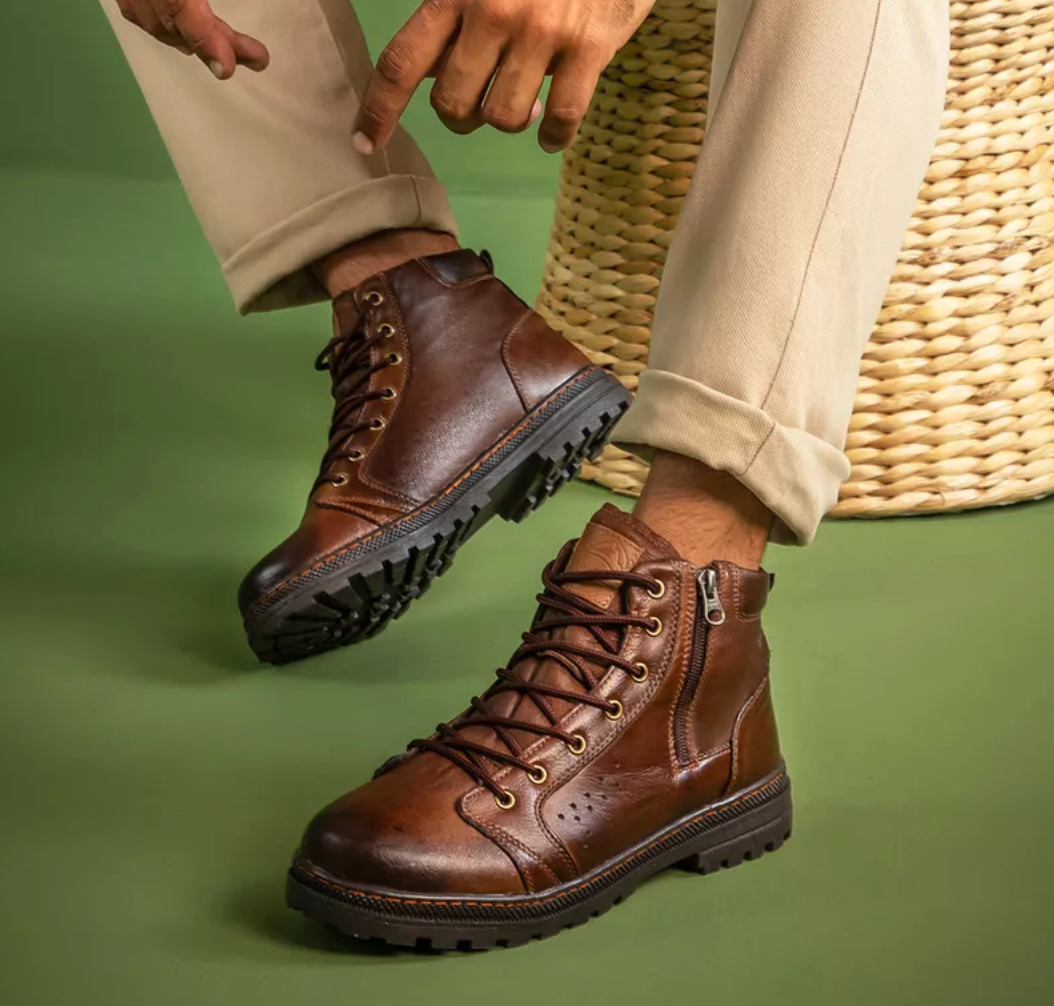 Bota Vacanza em Couro - Chocolate