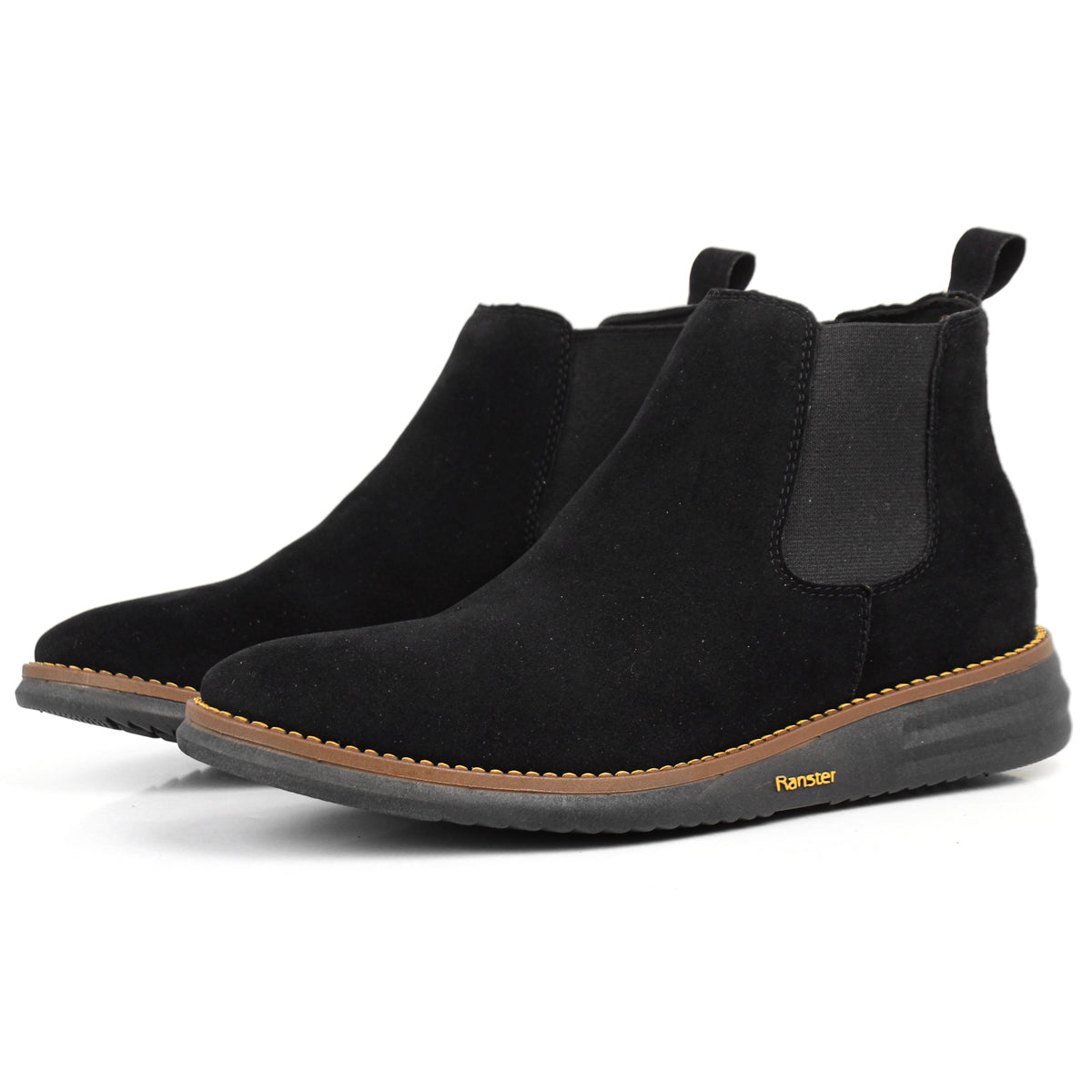 Botina Masculina Chelsea Bota Ranster Leve Solado Costurado Confortavel