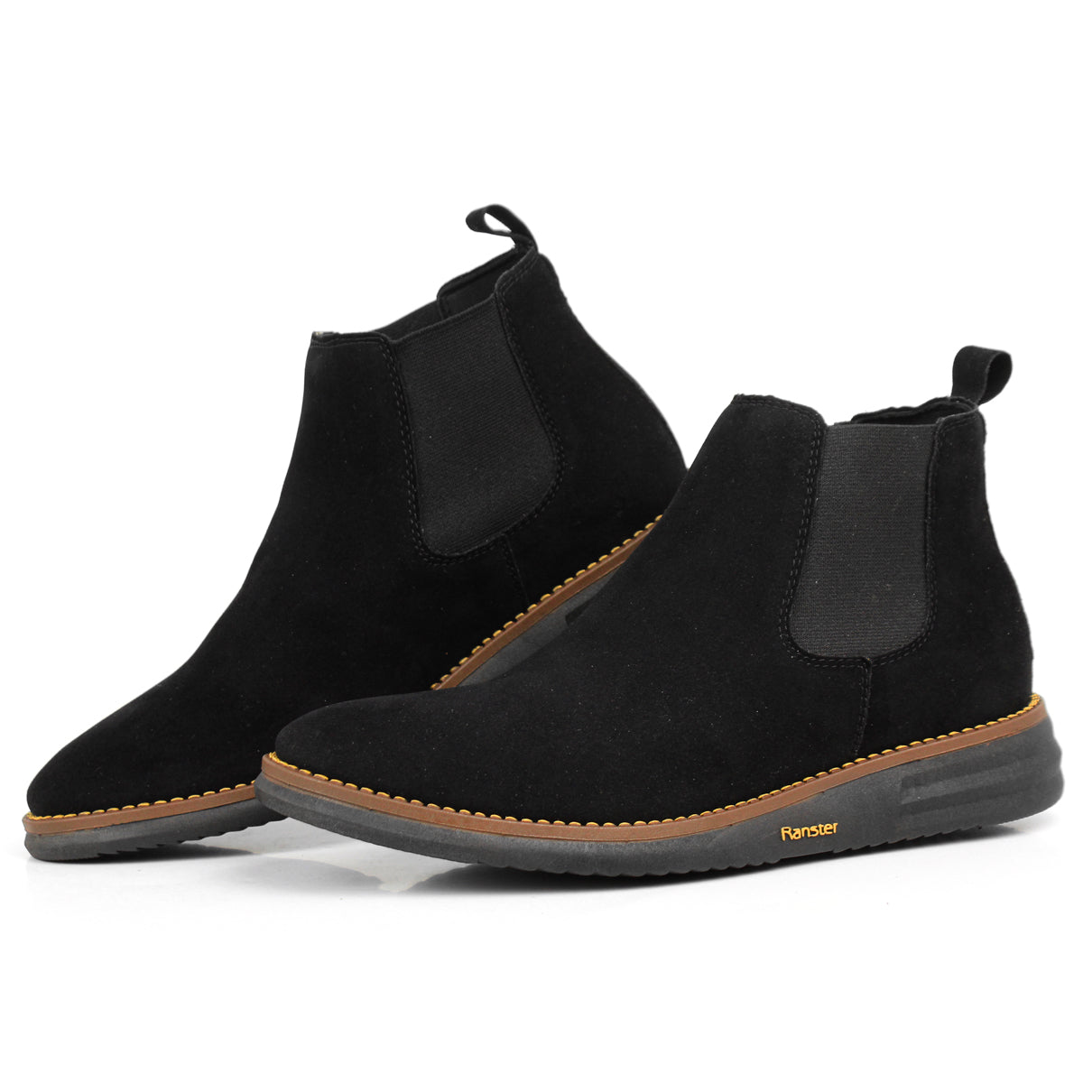 Botina Masculina Chelsea Bota Ranster Leve Solado Costurado Confortavel