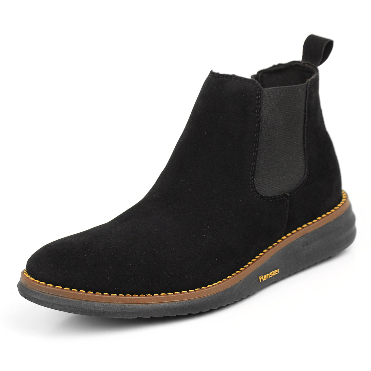 Compre 1 e Leve 2 Botina Masculina Chelsea Couro Camurça