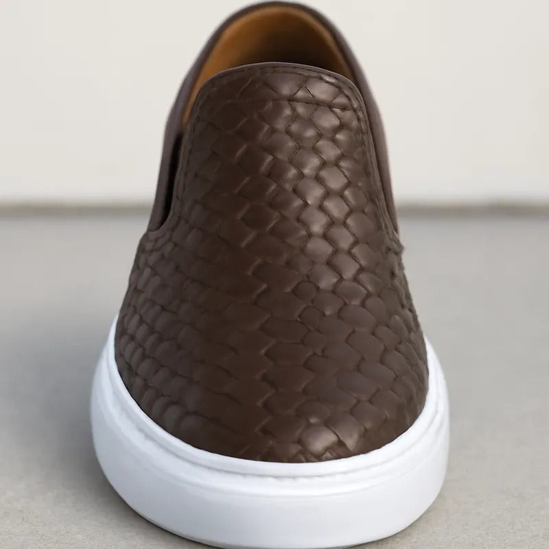 Tênis Iate Floater Couro Costarini Café