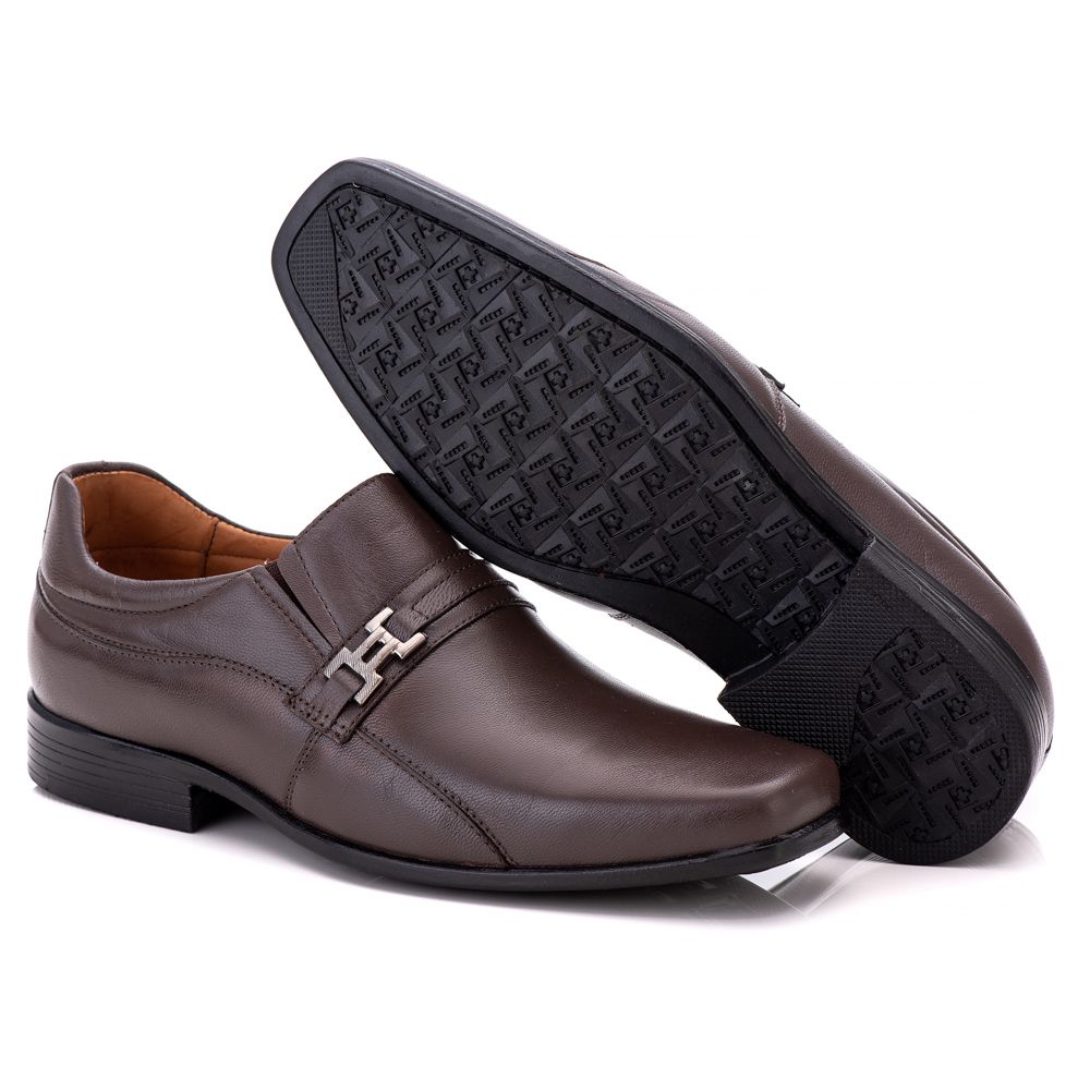 Sapato Social Ortopédico Masculino Comfort Firenze com Bico Fino