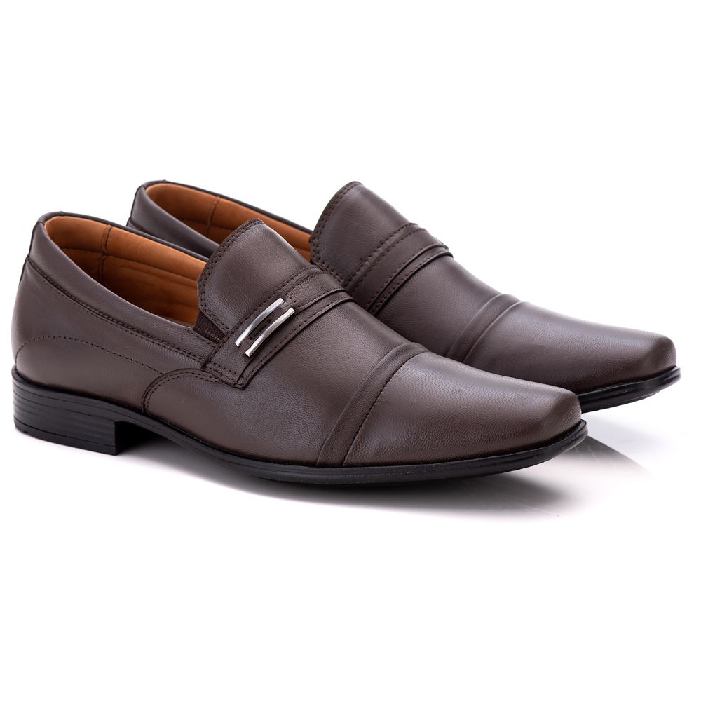 Sapato Social Ortopédico Comfort Masculino Palermo – Couro Legítimo e Design Clássico