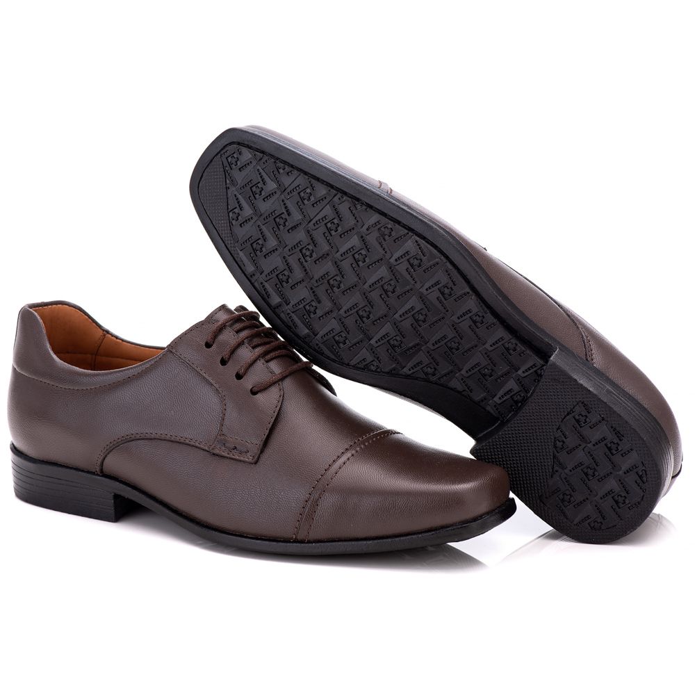 Sapato Social Ortopédico Comfort Masculino Verona – Couro Legítimo e Estilo Clássico