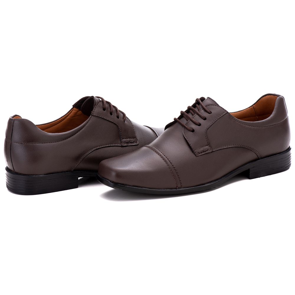 Sapato Social Ortopédico Comfort Masculino Verona – Couro Legítimo e Estilo Clássico