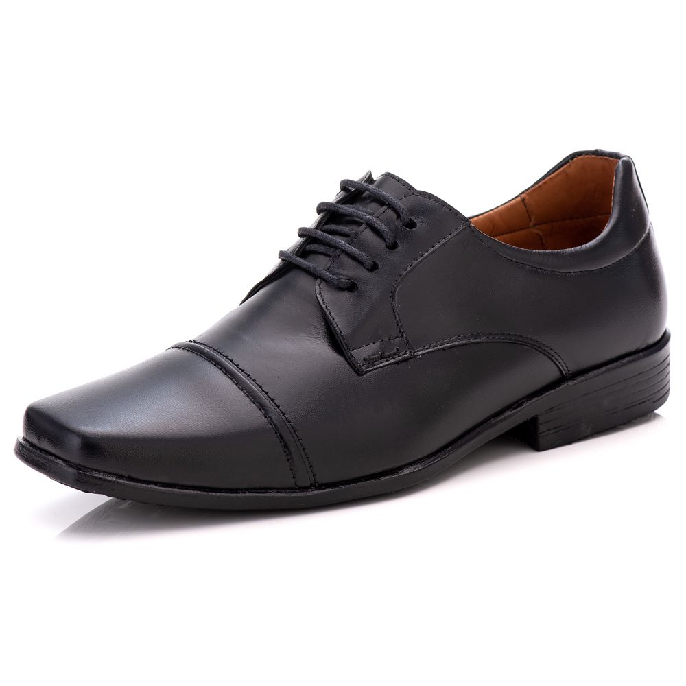 Sapato Social Ortopédico Comfort Masculino Verona – Couro Legítimo e Estilo Clássico