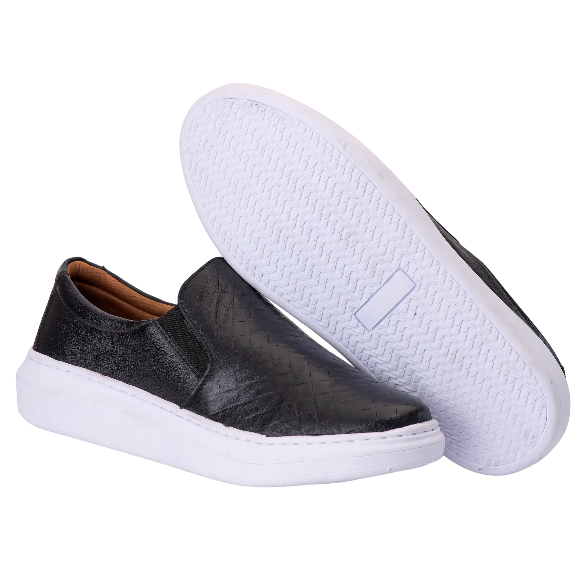 Slip On Masculino Casual Couro Costarini + Brinde Carteira e Cinto