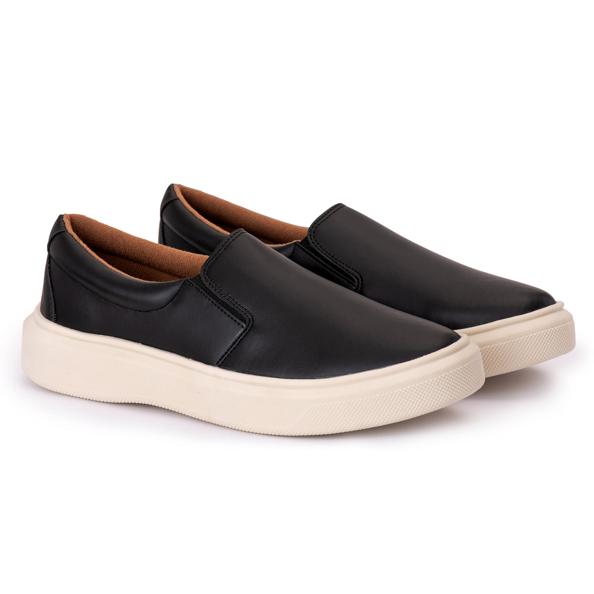 Tênis Iate Costarini Liso Preto - Couro Ecológico