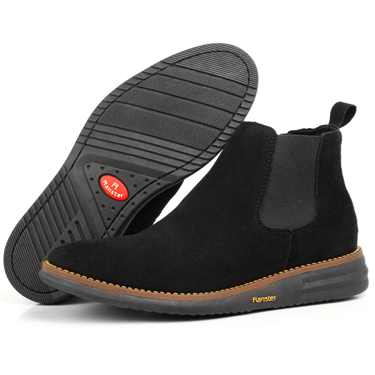 Compre 1 e Leve 2 Botina Masculina Chelsea Couro Camurça