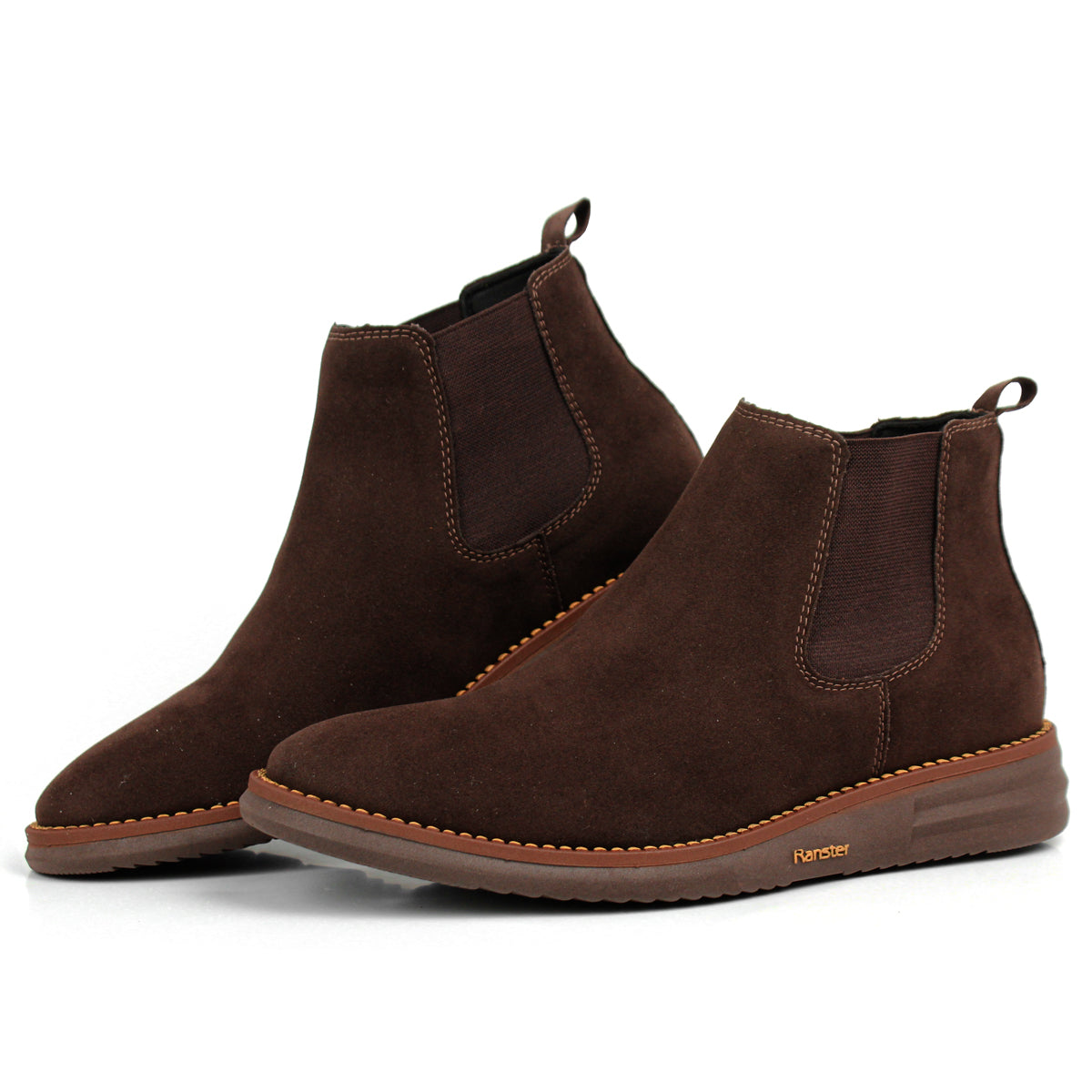 Botina Masculina Chelsea Bota Ranster Leve Solado Costurado Confortavel